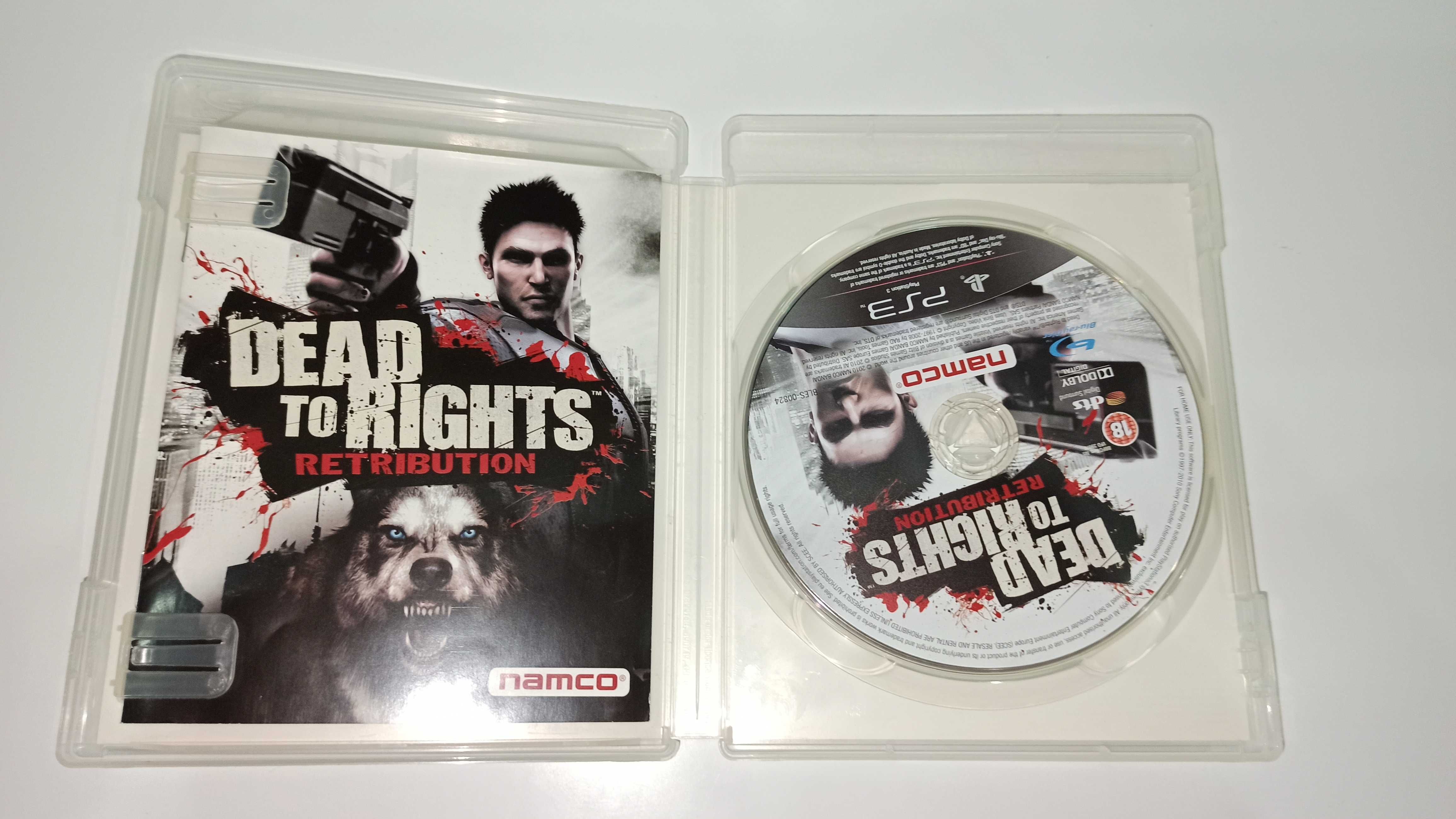 ps3 DEAD TO RIGHTS RETRIBUTION hit od Namco wersja PAL unikat