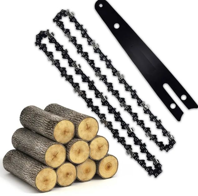 Комплект для пилки шина Saw Chain 40см та 2 ланцюги 16'' 64 вузла 9470