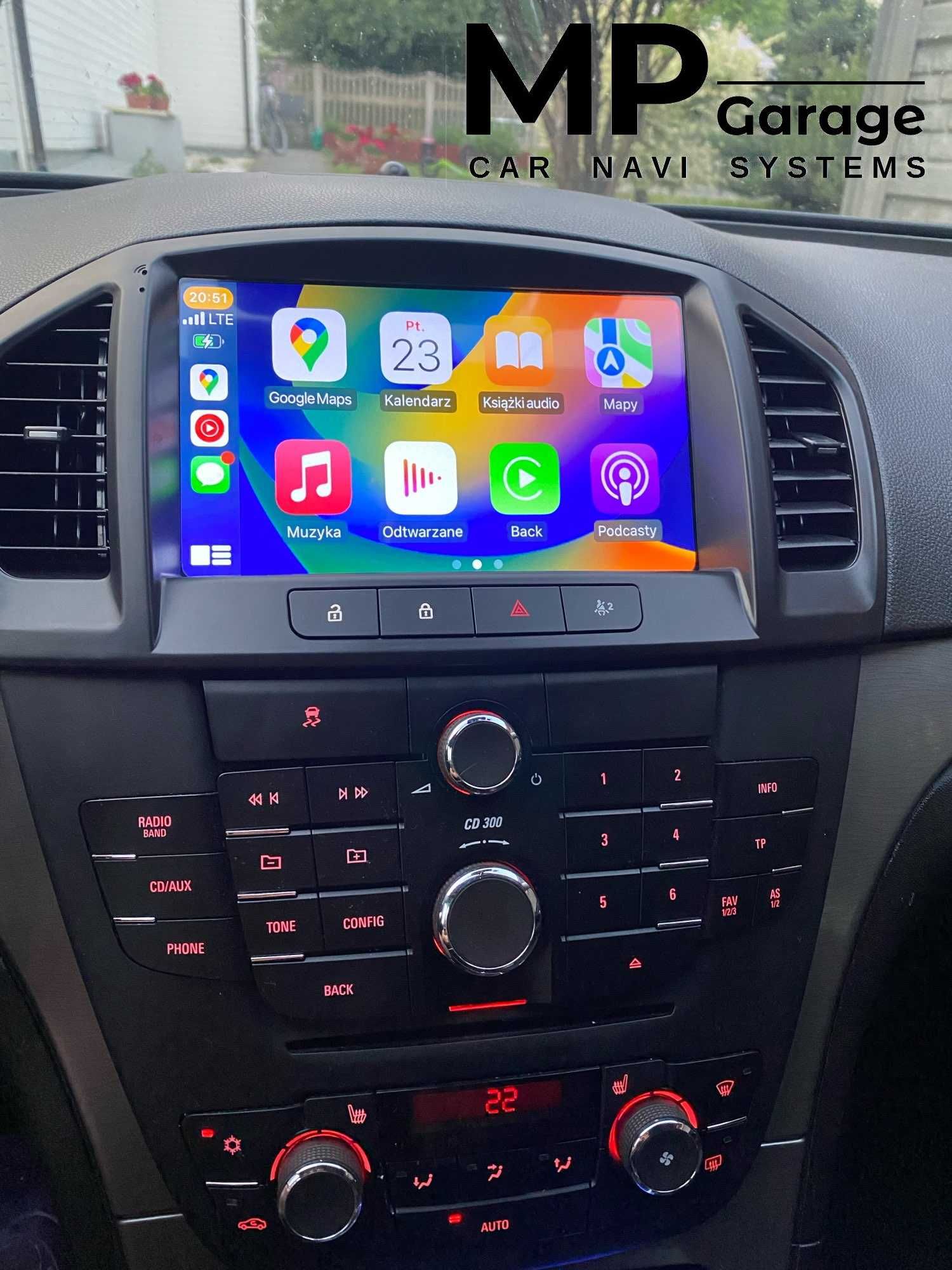 OPEL INSIGNIA 2008_2013 Nawigacja Android Qled CarPlay 4G LTE Montaż