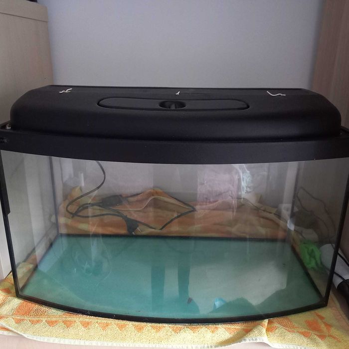 akwarium 54 l 30x60x30  z pełnym wyposażeniem