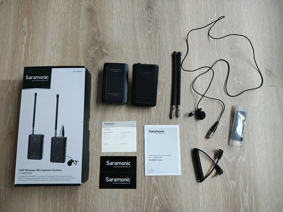 Saramonic SR-WM4C mikrofon bezprzewodowy krawatowy Stan idealny!
