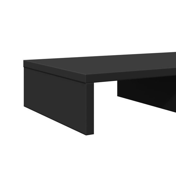 Vidaxl Podstawka Pod Monitor, Czarna, 50X27X10 Cm