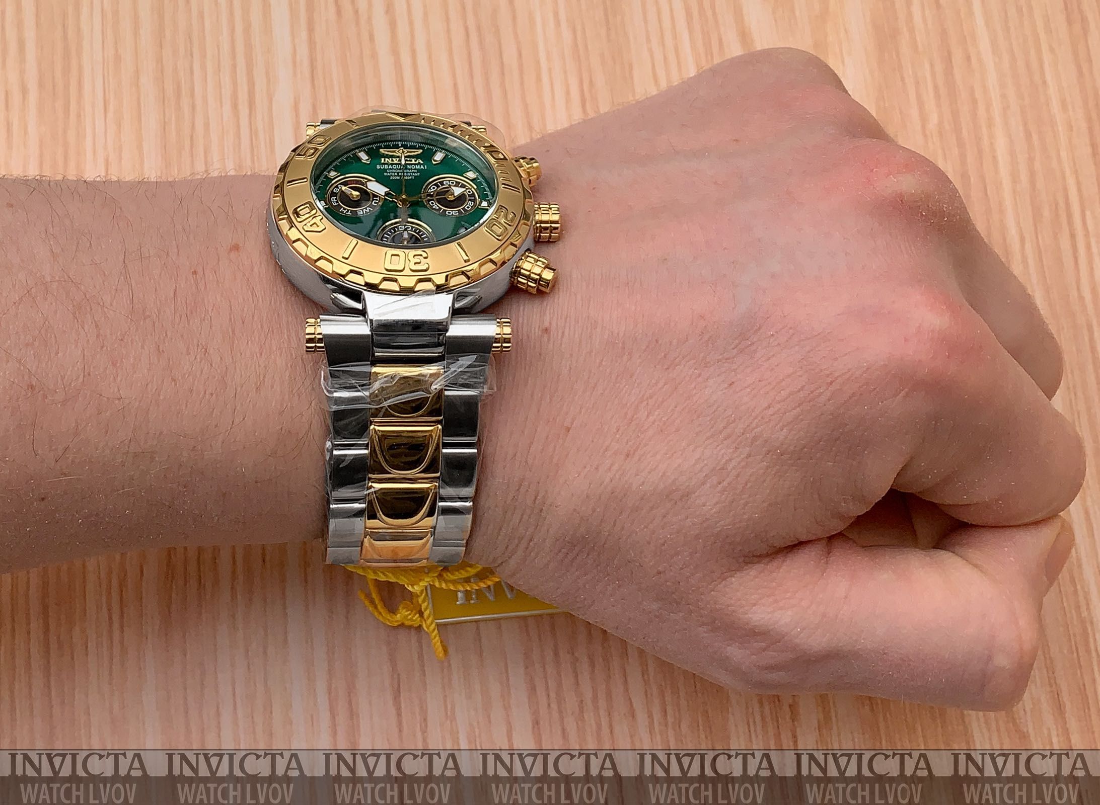 Годинник часы Invicta 25804 Subaqua Noma I 47 mm. Green EMERALD 200 MT