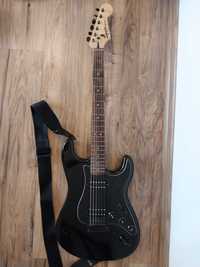 Електрогітара Fender squier bullet + підсилювач Fender Mustang II