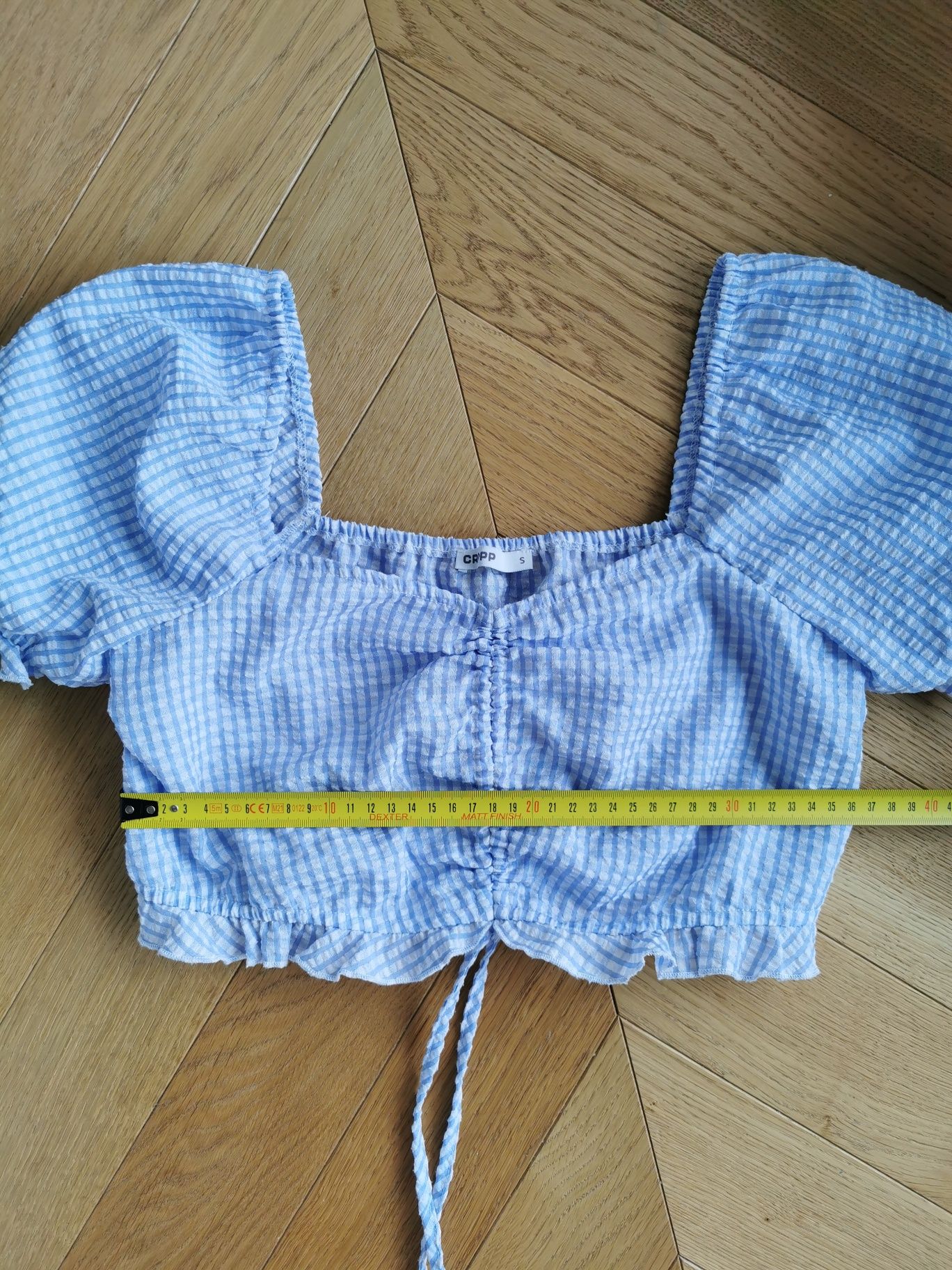 Top z bufkami Cropp jak nowy rozmiar S