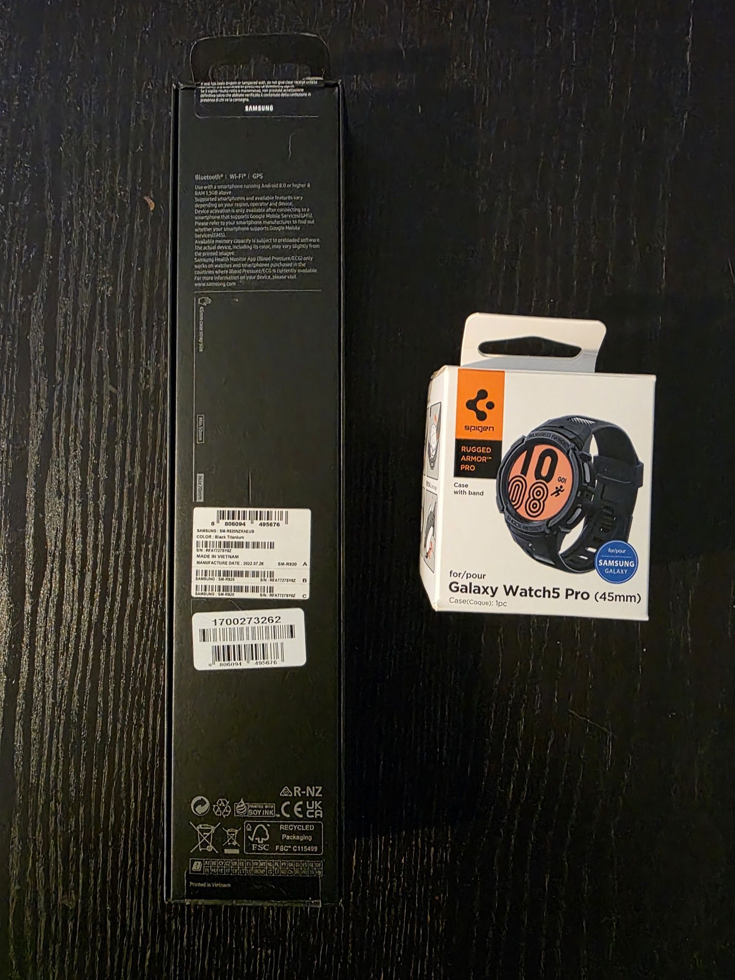 Samsung Galaxy Watch 5 Pro novo na caixa, com extras