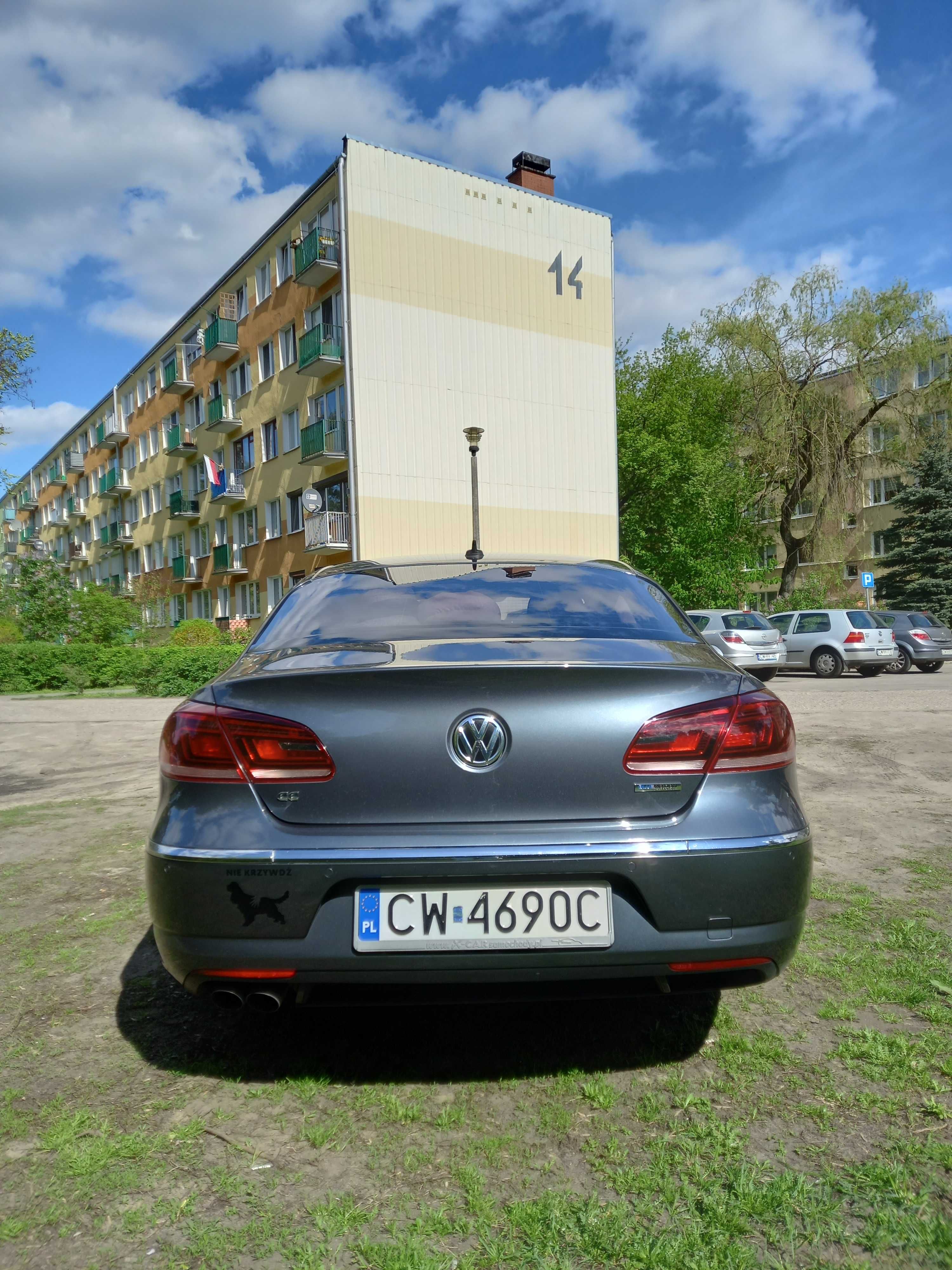 Zamiana lub sprzedam wv cc model 2014r 2.0 tdi 140km.dsg blue emotio