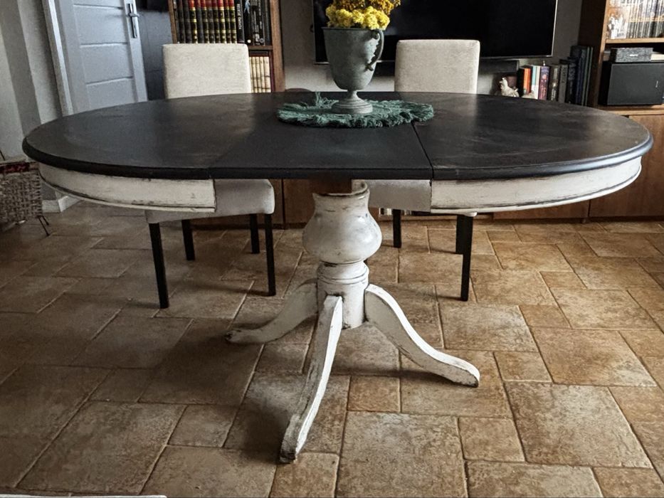 Stół okrągły rozkładany 160x110