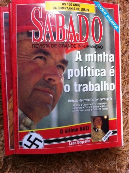 Revistas SÁBADO anos 1989 e 1992 - lote 2