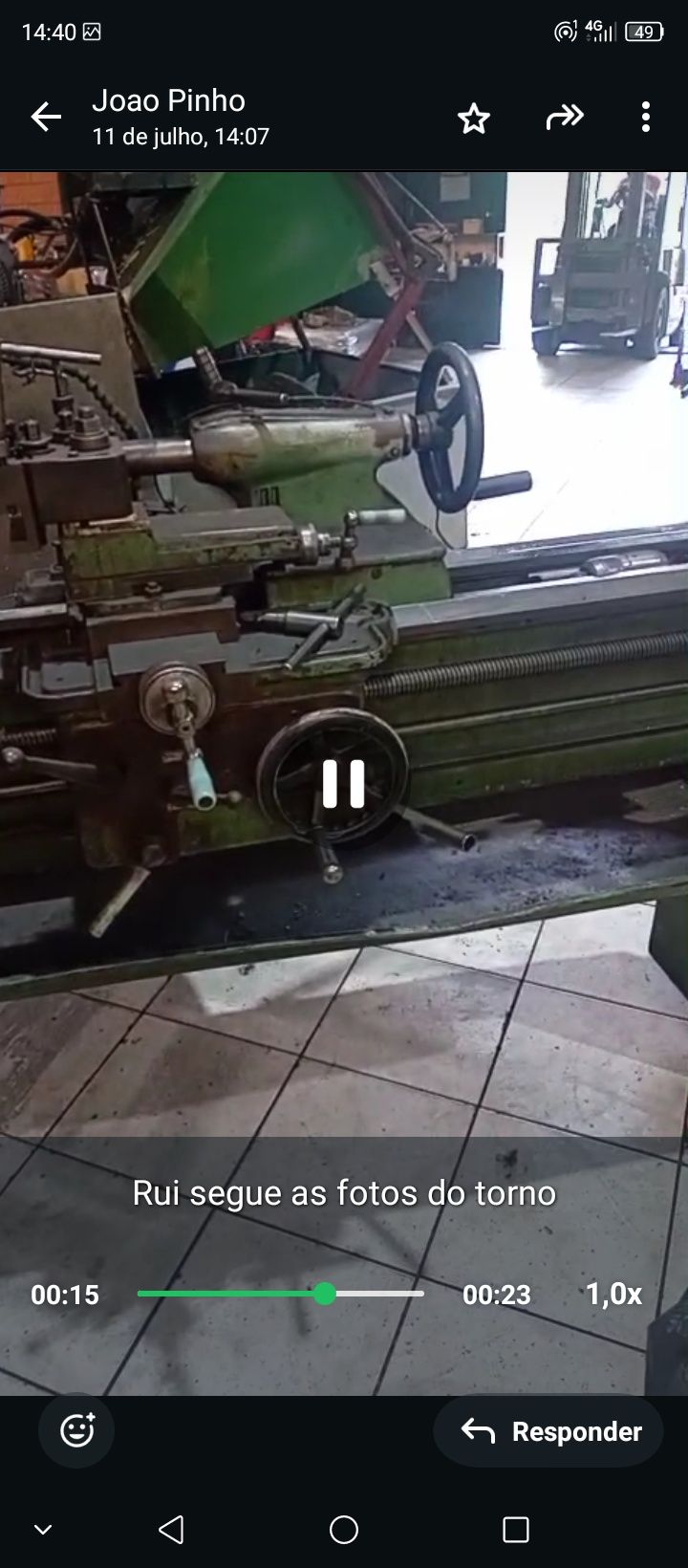 Torno mecânico 1.25 prealpine milano