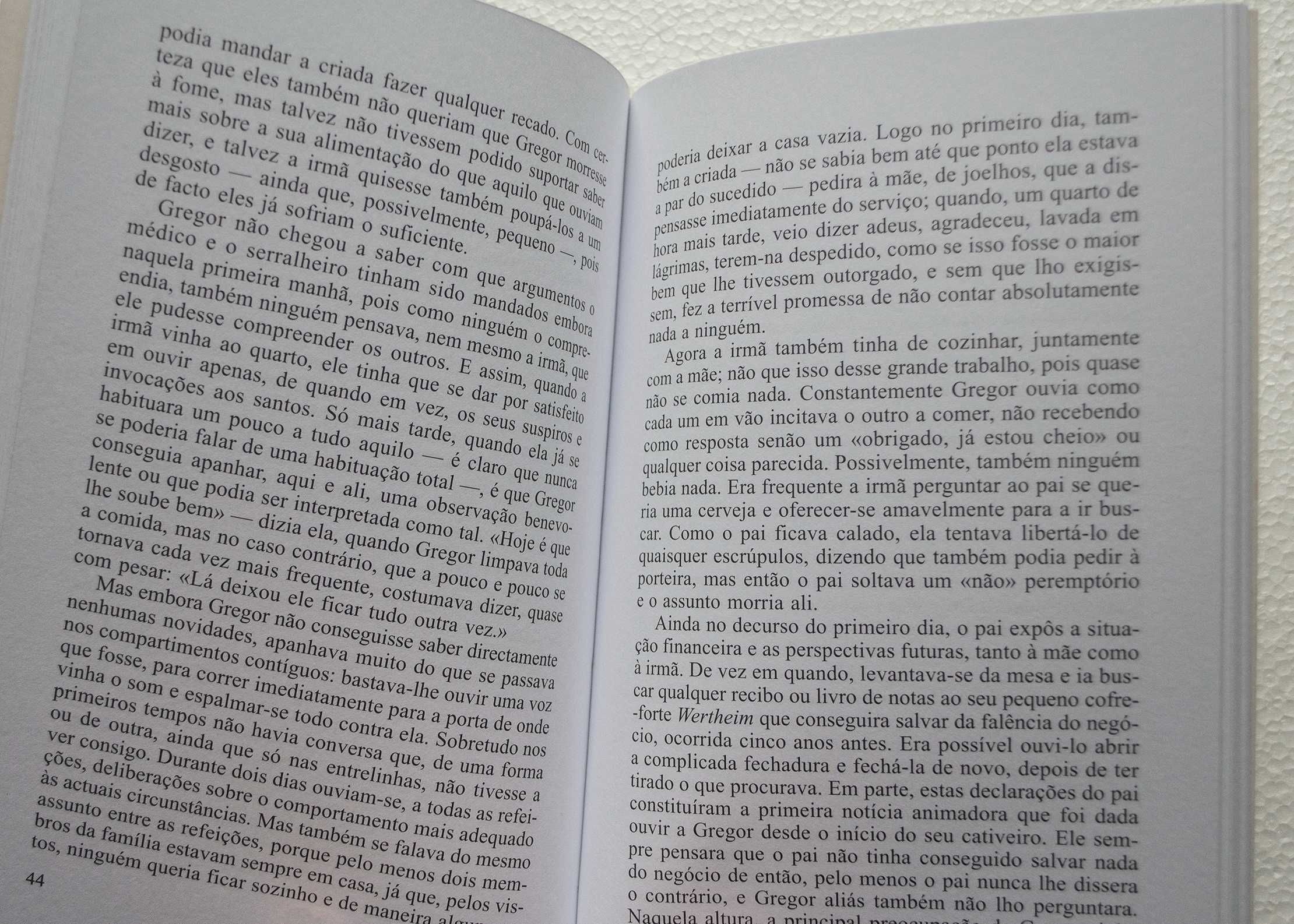 livro A Metamorfose