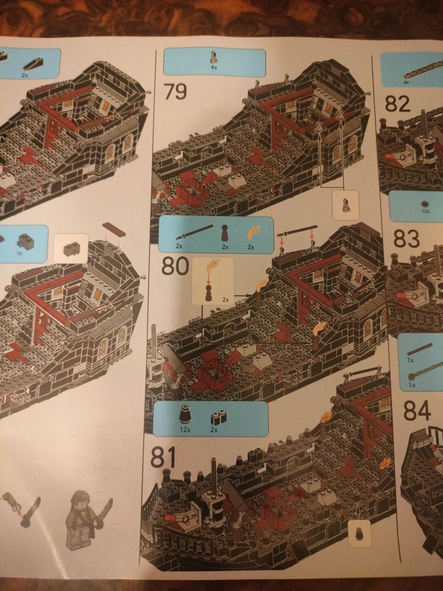 Klocki jak LEGO 4184 Piraci z Karaibów Czarna Perła