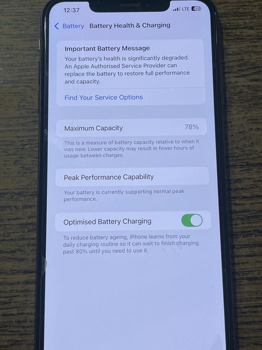 Iphone xs max 64gb