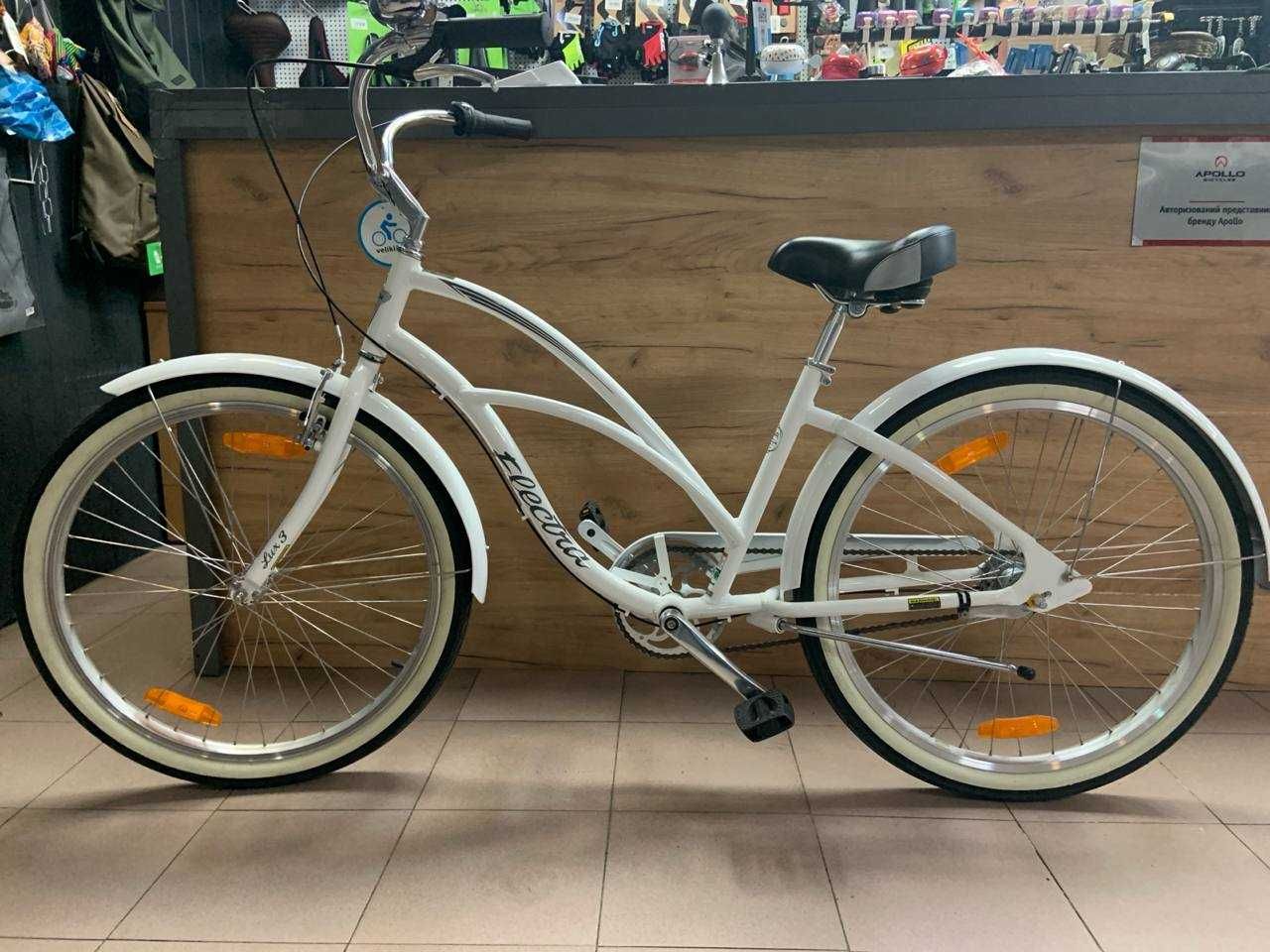 Велосипед 26 "Electra Cruiser Lux 3i Ladies White 2017 Б/В