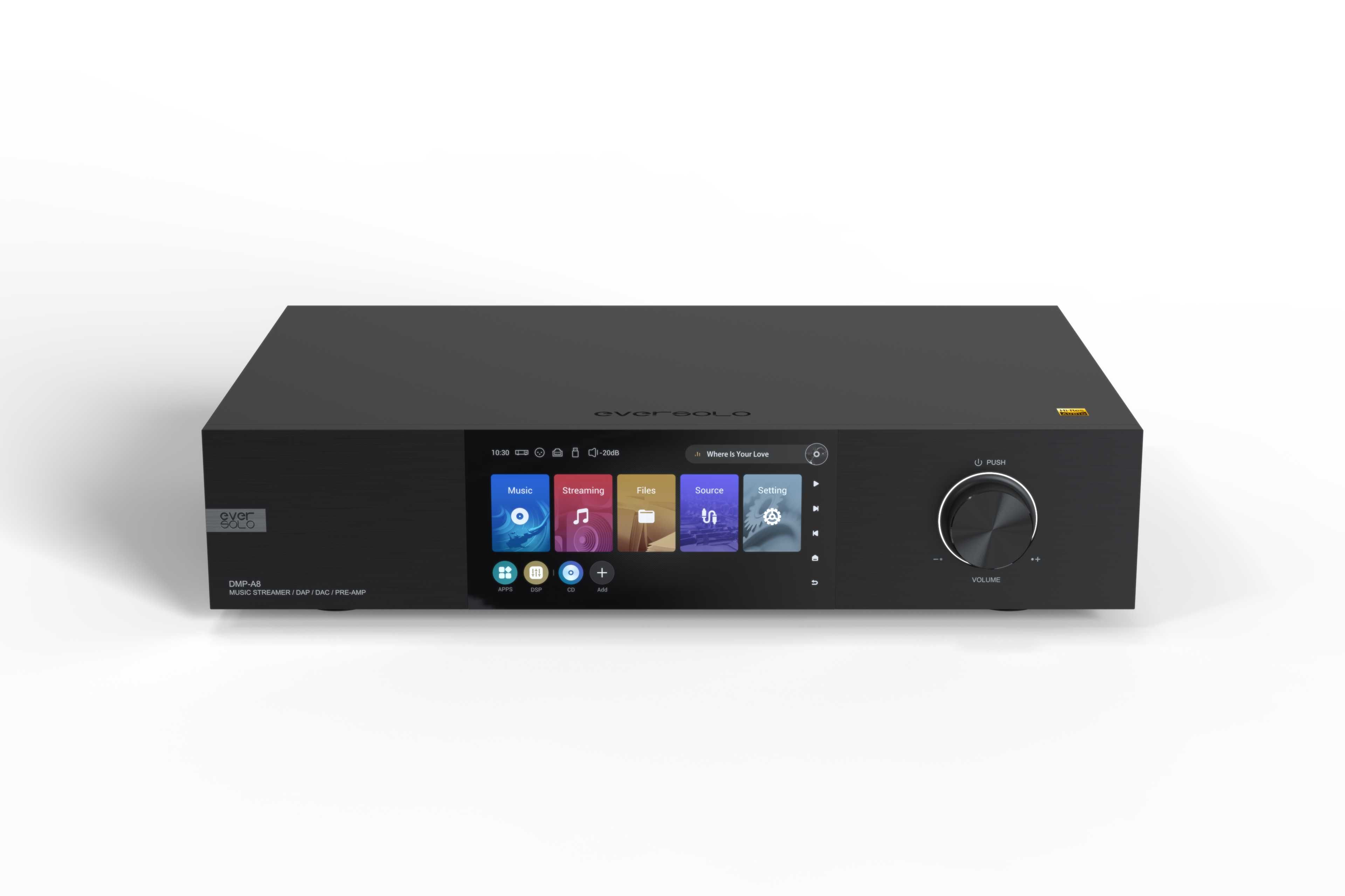 OPORTUNIDADE | EVERSOLO DMP-A8 - pré-amplificador / streamer com DAC