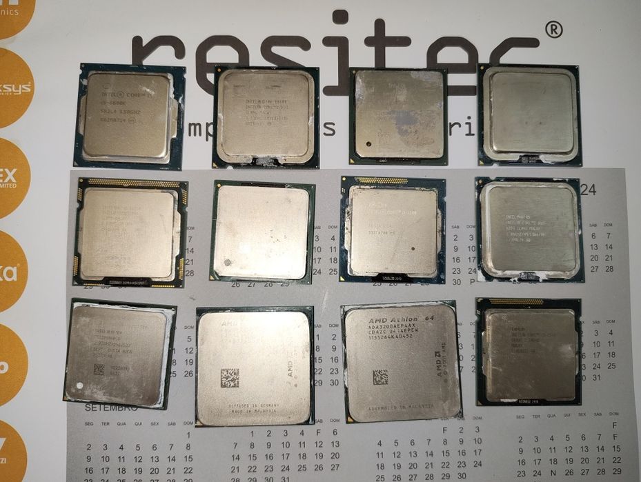 Processadores INTEL e AMD lote