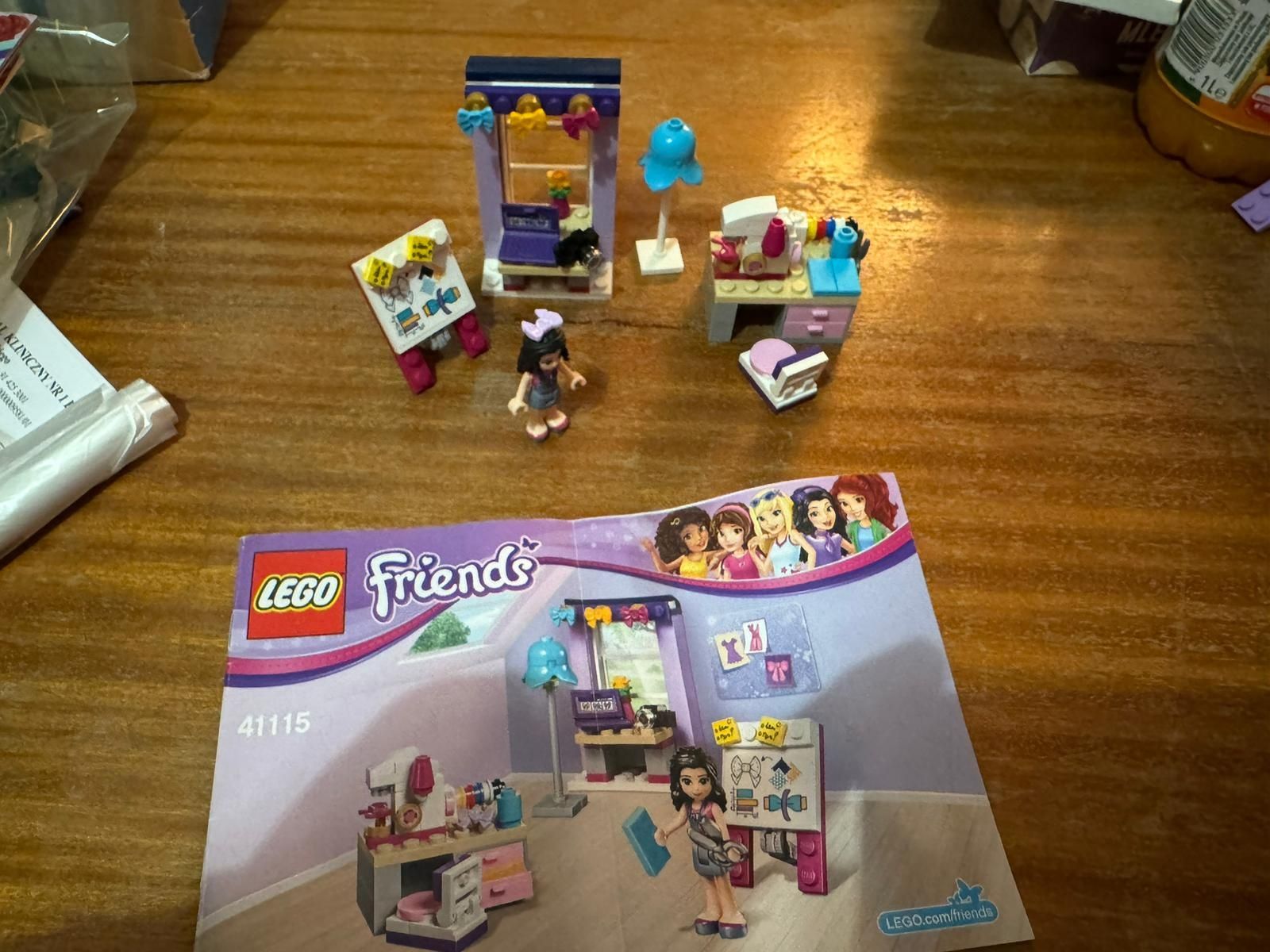 Lego friends pracownia Emmy