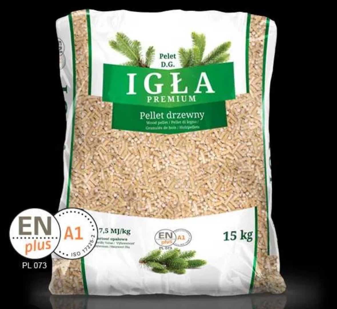 Pellet drzewny Igła Premium ENplus A1 6mm