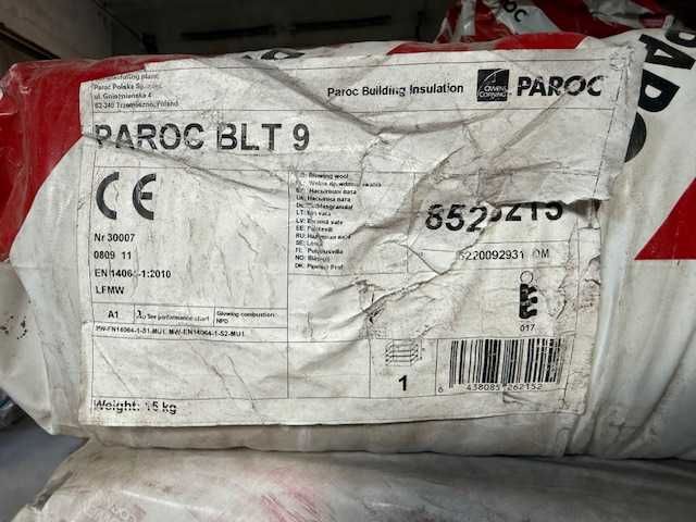 Paroc BLT 9 wełna wdmuchiwana/granulowana 15k