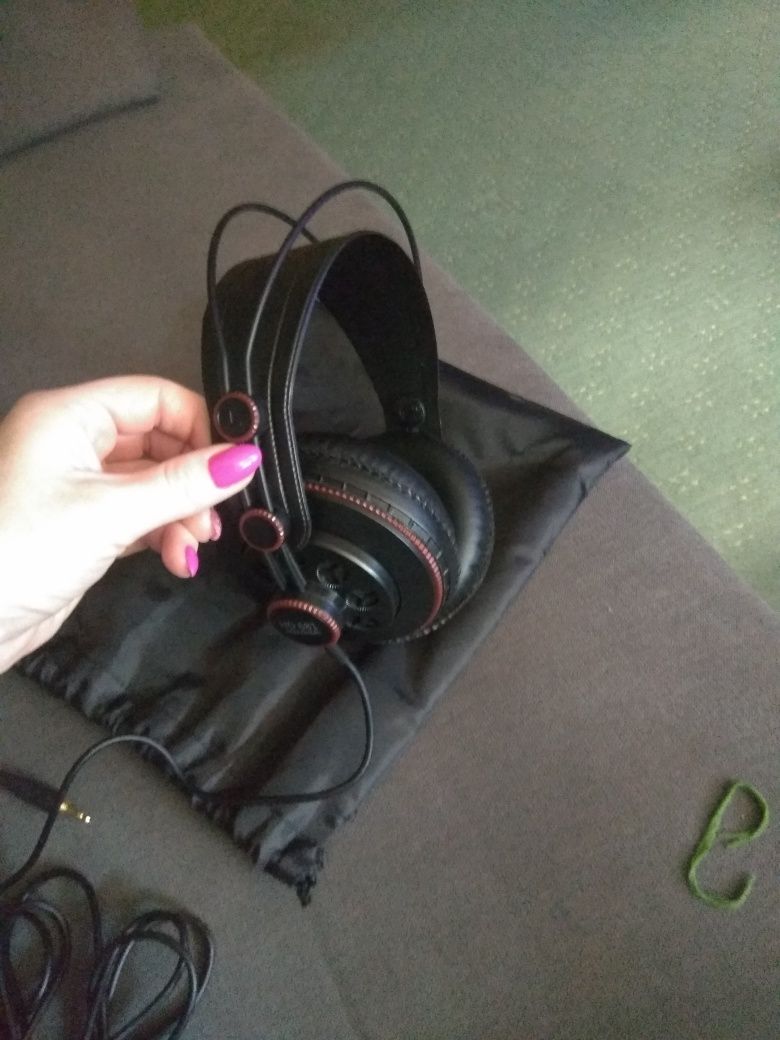 Słuchawki Nauszne, przewodowe marki Superlux HD681 czarno-czerwone