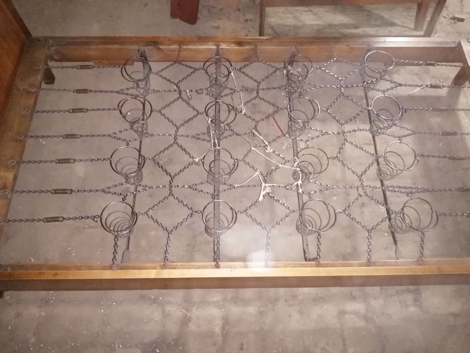 Łóżko rama łoże zabytek PRL kolekcja