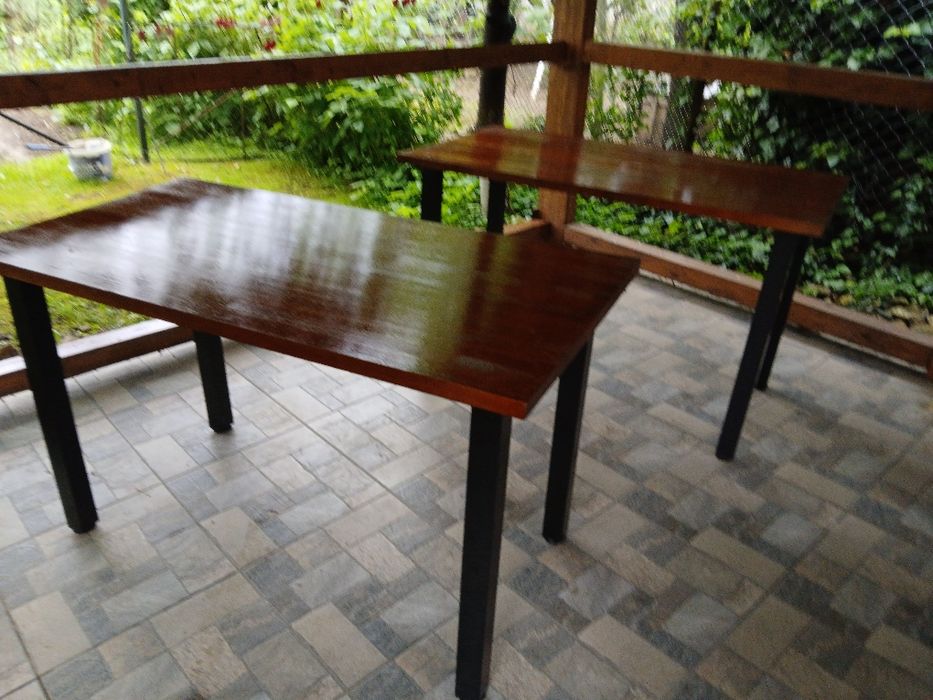 Стіл у стилі лофт 60×120