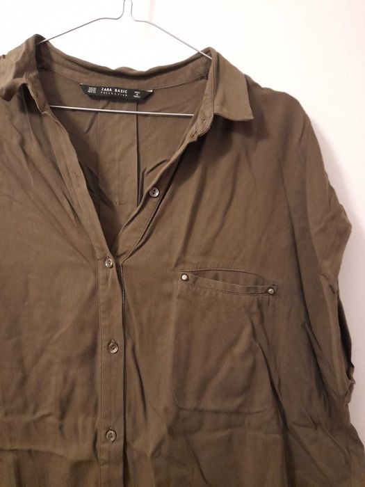 Vestido castanho, Zara, XS/34