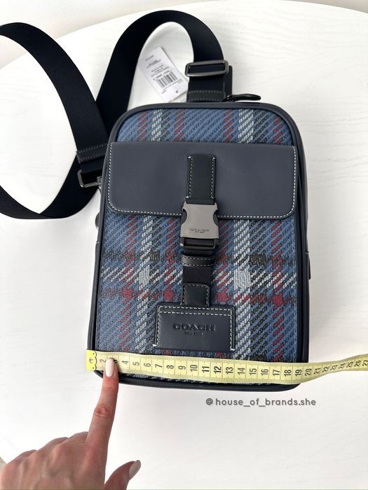 COACH Track Pack Мужская сумка бананка слинг чоловіча сумочка слінг