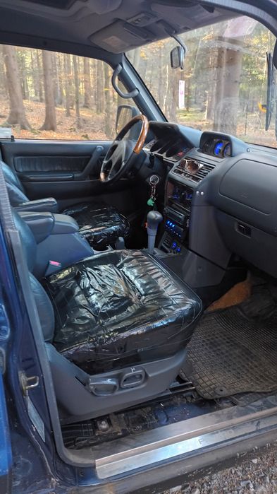 Zamiana Pajero Long7osób 4x4 Offroad Przeprawówka 33" Hak Klkma Skóra