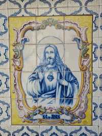 Painel 12 azulejos Fábrica Sant'Anna 1948