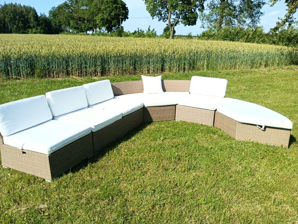 Komplet ogrodowy Artelia z technoratanu Rattan ratan wypoczynkowy