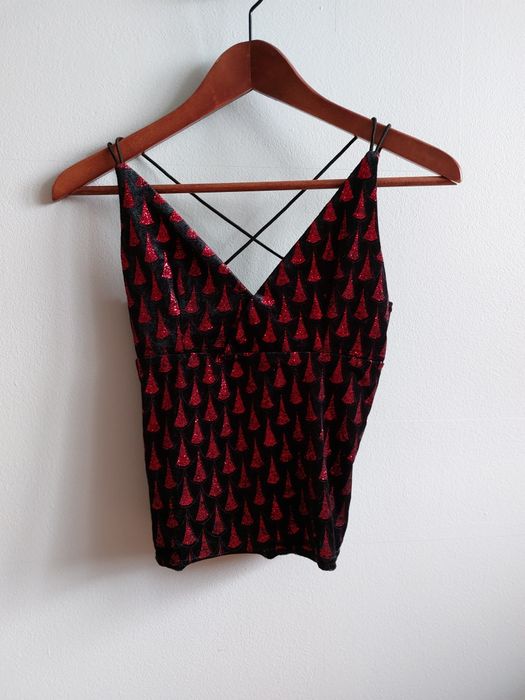 Welurowa koszulka damska