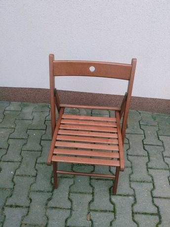Nowe krzesła Ikea 44 x 51 x 77 cm odcienie brązu komplet 6szt.