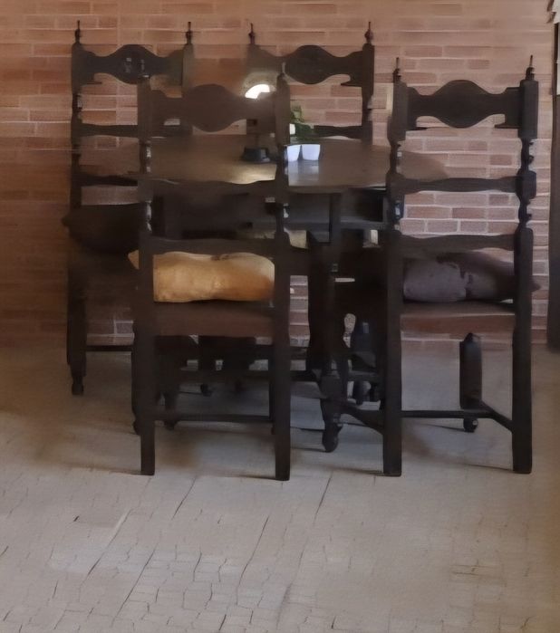 Conjunto mesa e cadeiras
