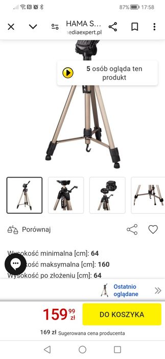 Statyw Hama, Star 62, NOWY