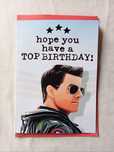 Cartão de Aniversário Top Gun - Hope You Have a Top Birthday