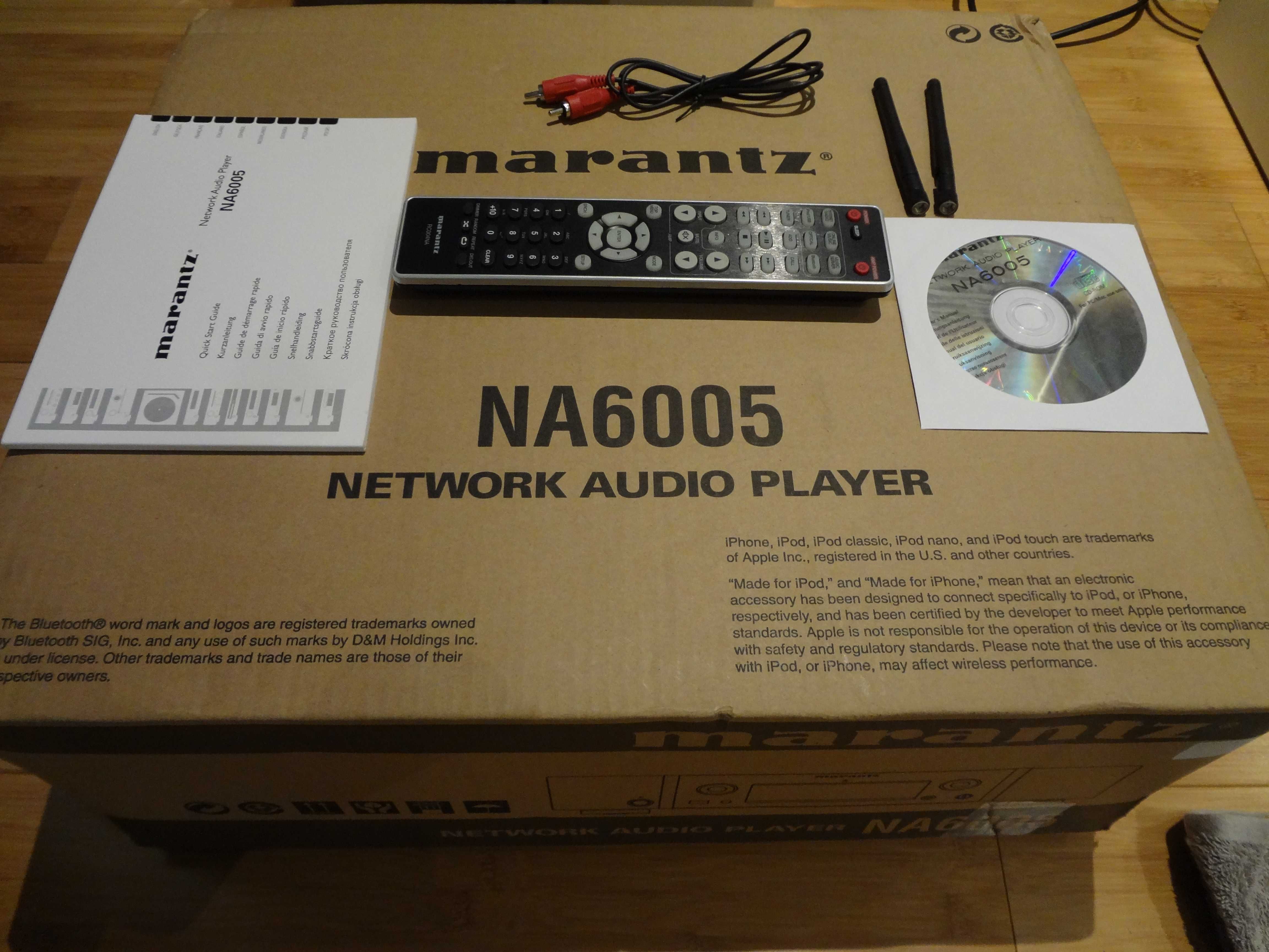 Marantz NA 6005 Odtwarzacz strumieniowy,komplet