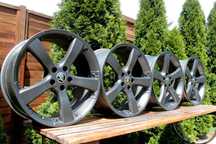 5x112 19 cali Skoda Octavia Superb Grafit JAK NOWE