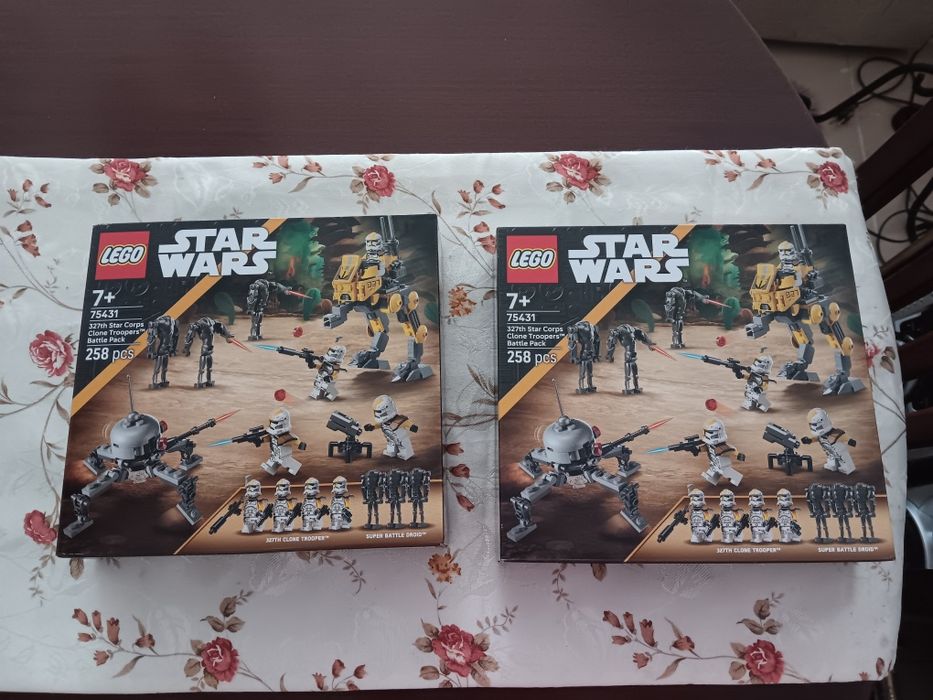 2 Lego Star wars 327th Star corps clone  75431 novos