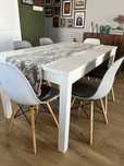 Stół Ikea Bjursta + 6 krzeseł