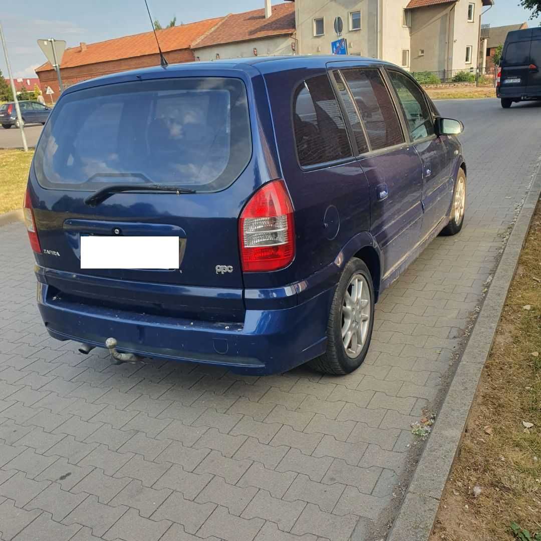 Opel Zafira A OPC wersja kolor granatowy, hak przeznaczony na części
