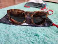 Okulary 100% Renshaw Soft Tact Havana / bronze PEAKPOLAR lens | szkła