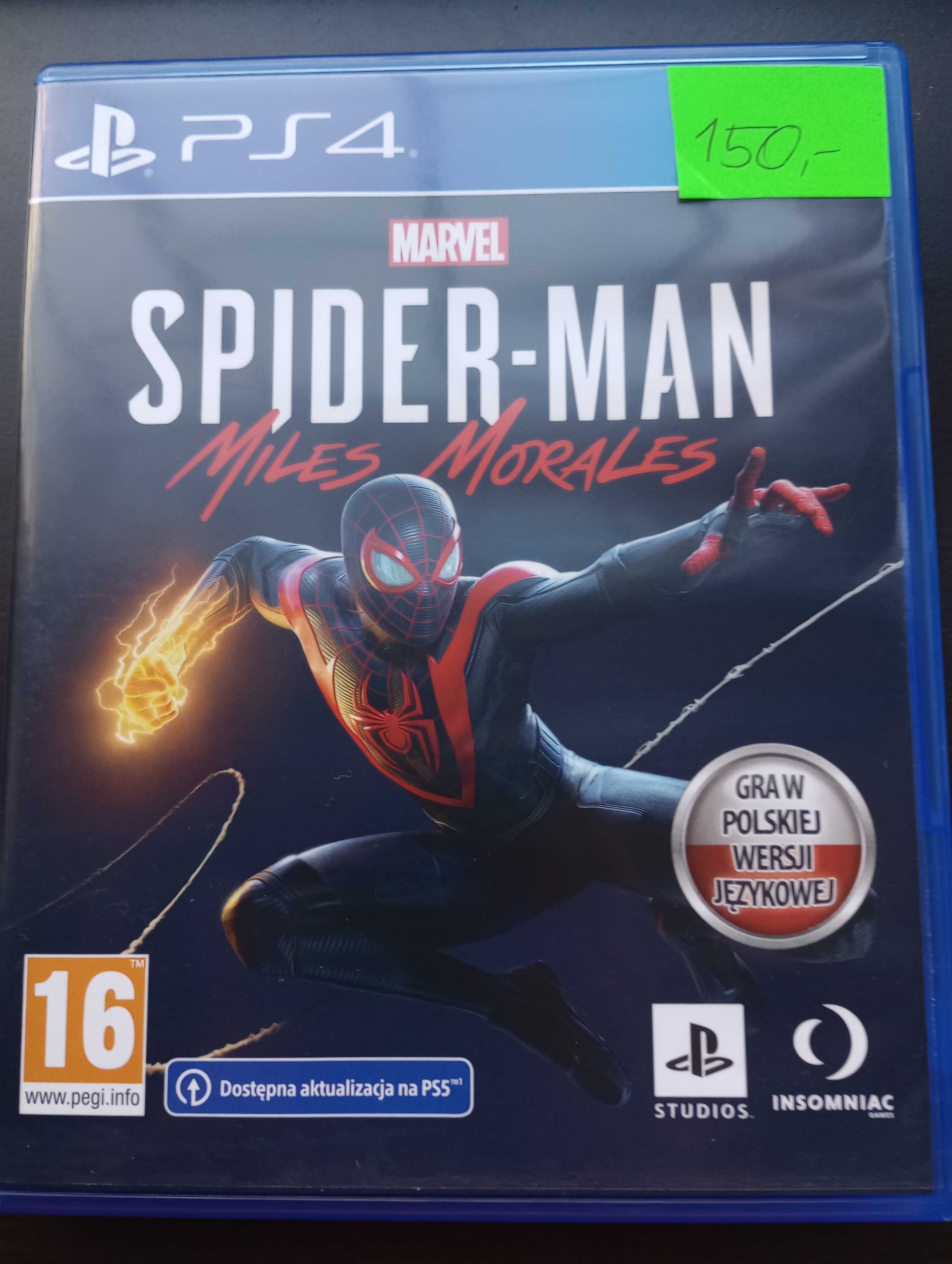 PS4 Spider-Man Miałeś Morales PlayStation 4 pl