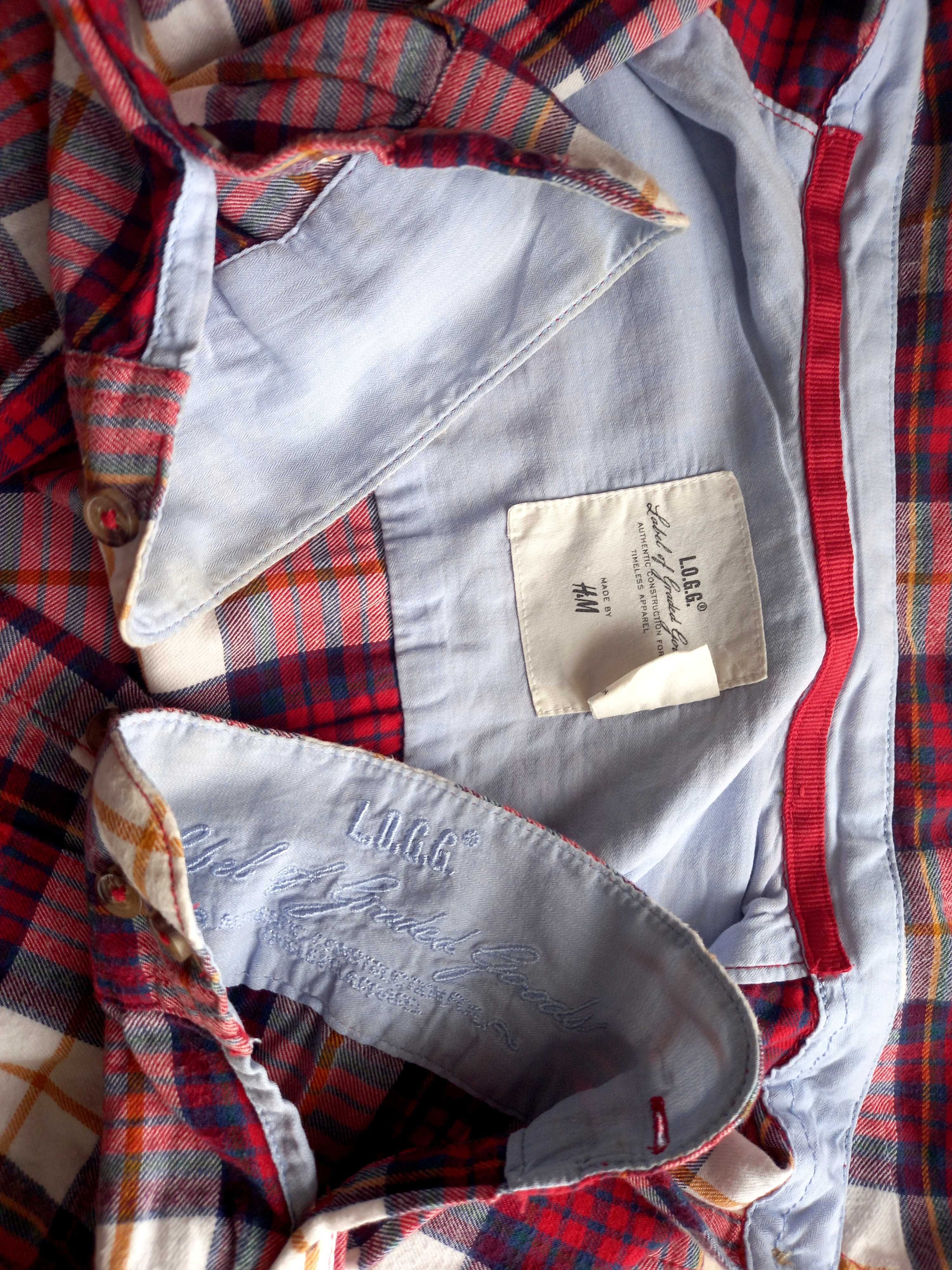 Оригінальна байкова сорочка H&M casual p.xxs-xs