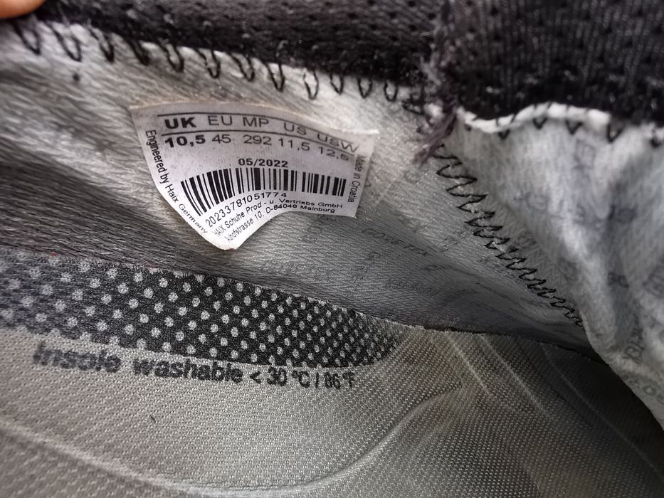 Haix Black Eagle Gore Tex buty ochronne robocze trekkingowe 45