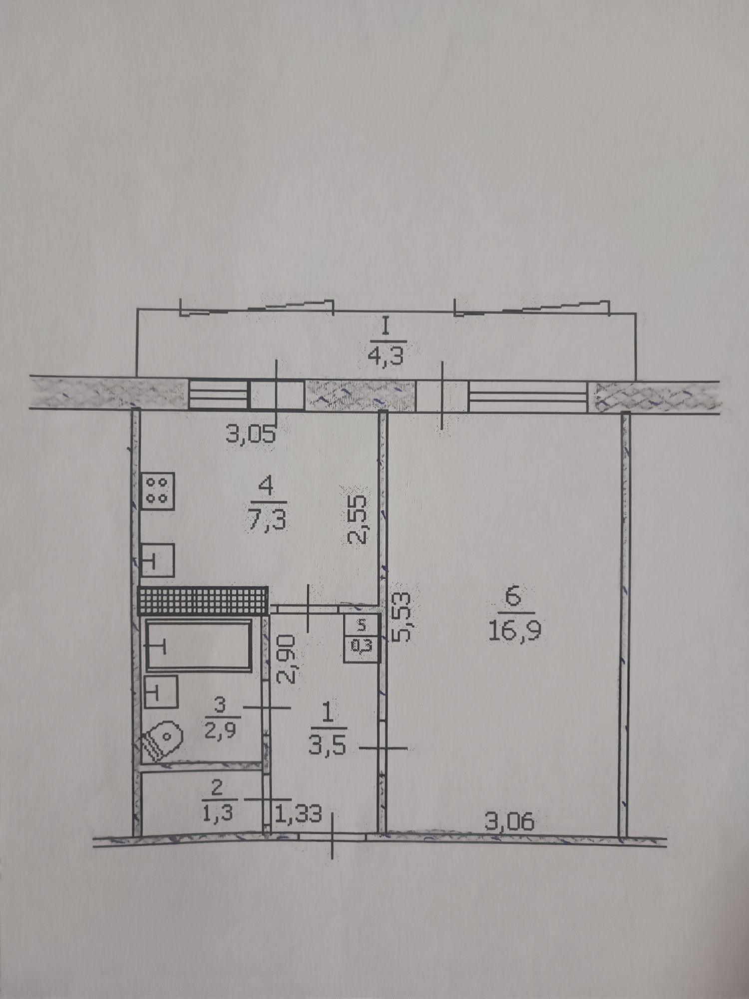 Продам 1-но кімн квартиру