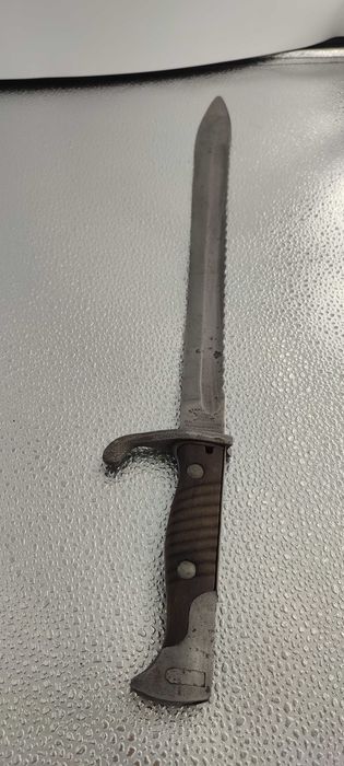 Bagnet S98/05 z piłą – Ferd. Schleutermann 1916, rzadki oryginał