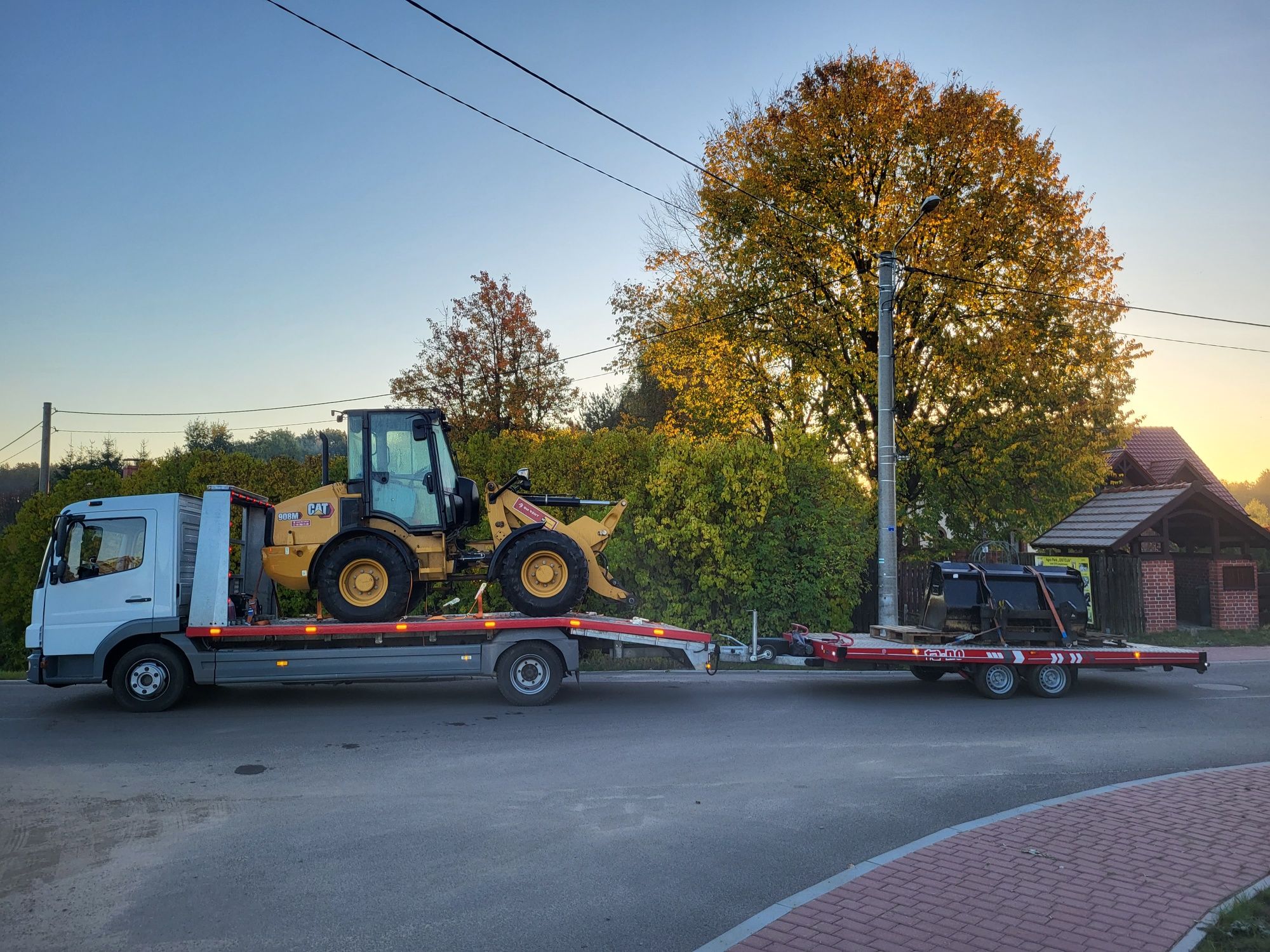 Transport. Maszyn. Pojazdów, ciągników do 10 ton