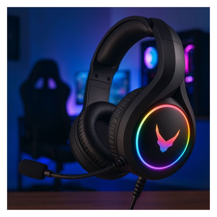 Słuchawki Gracza Gamingowe Z Mikrofonem Do Komputera Konsoli Xbox Ps4