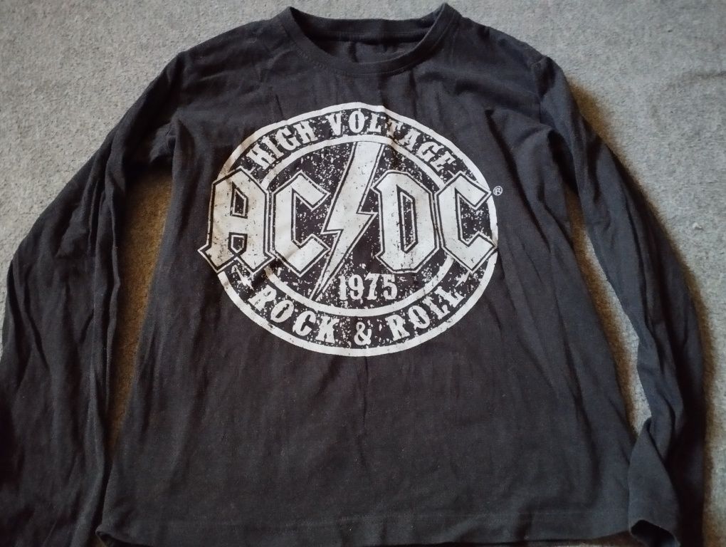 Koszulka bluzka chłopięca ACDC 158 jak nowa